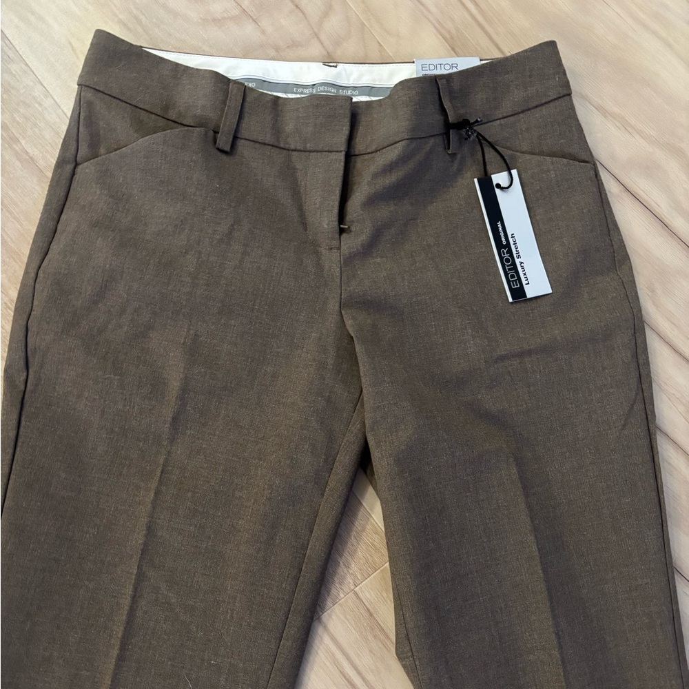 Express Women's Tan Straight Leg Pants size 00